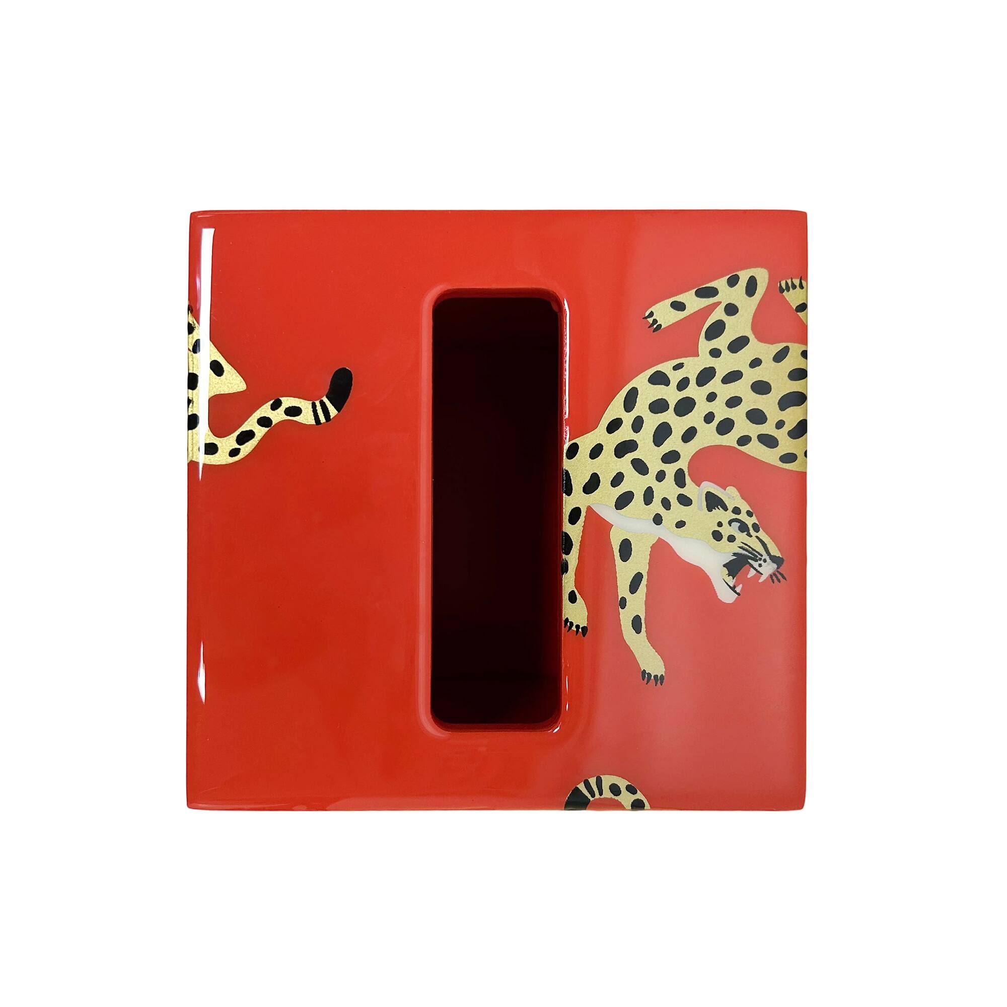 Jungle Cat Tissue Box by Ashland